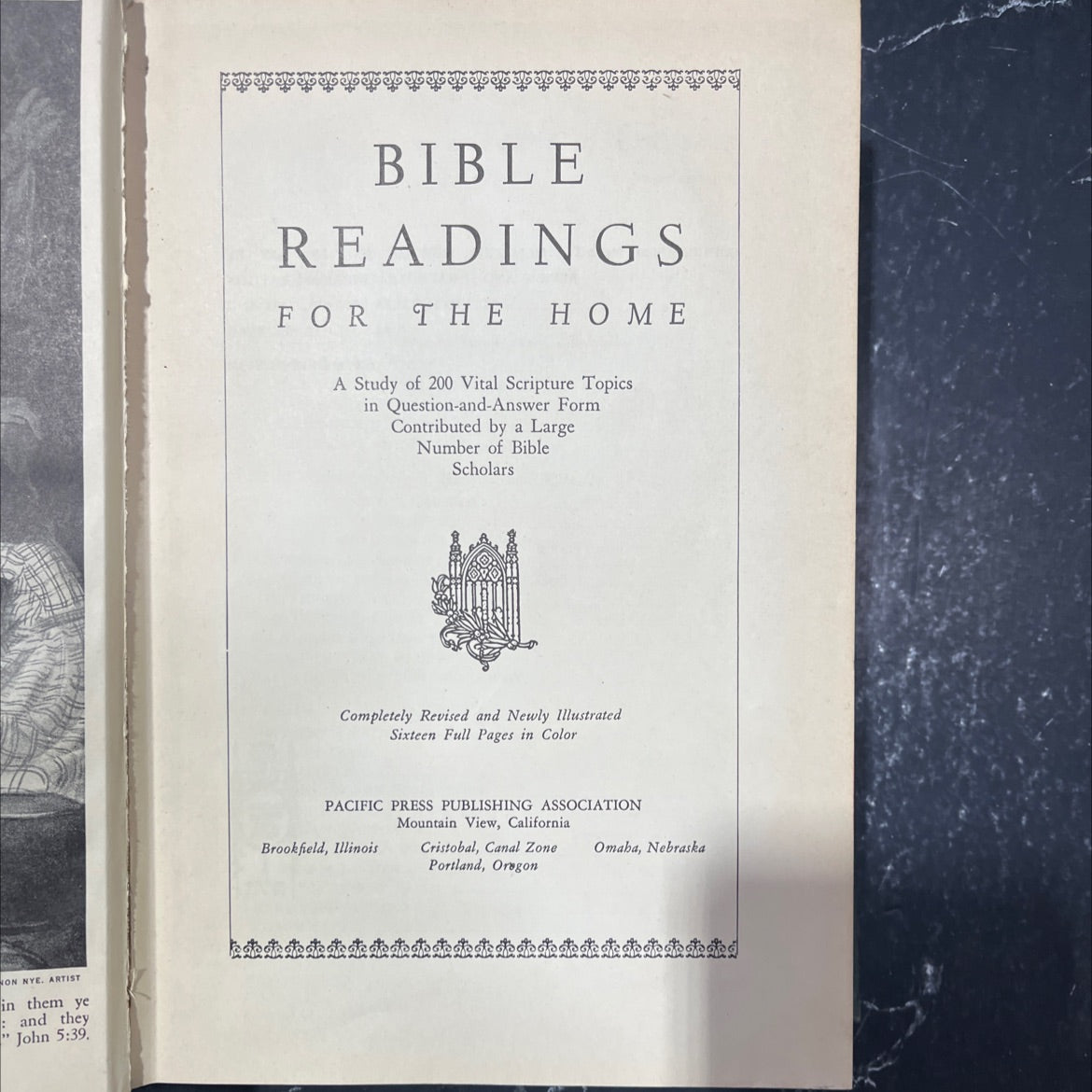 holy bible readings for the home a study of 200 vital scripture topics in question-and-answer form book, by unknown, image 2