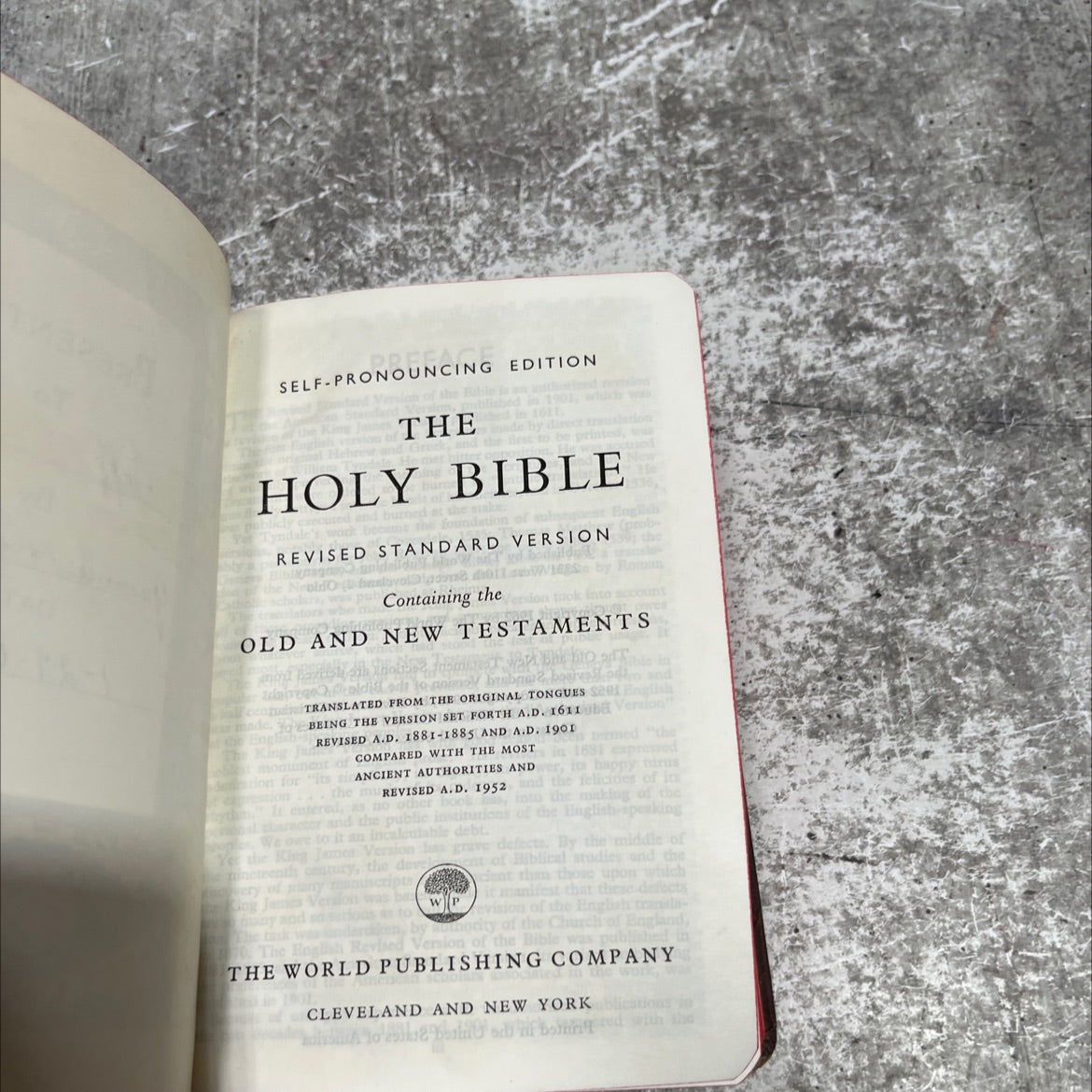 holy bible revised standard version book, by not stated, 1901 Hardcover image 2