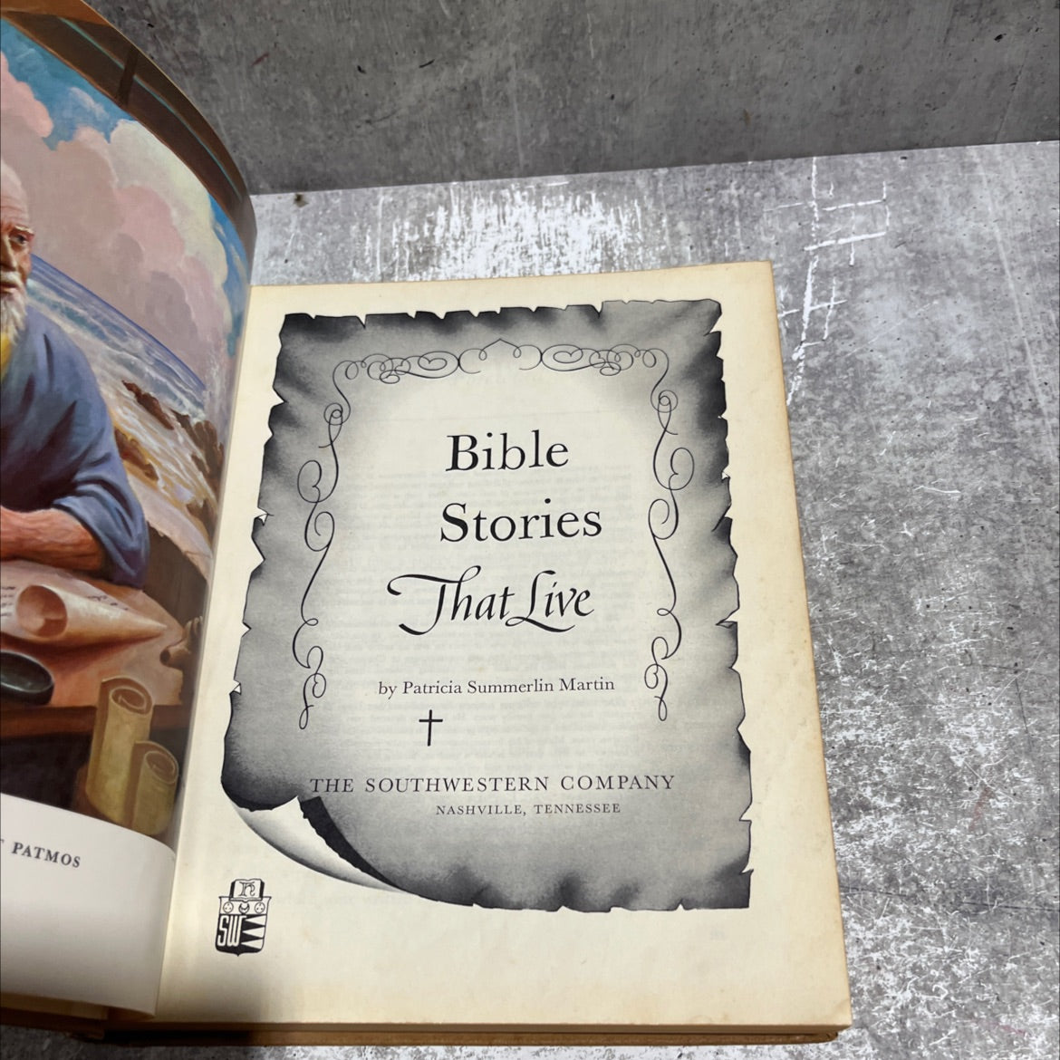holy bible stories that live book, by Patricia Summerlin Martin, 1966 Hardcover image 2