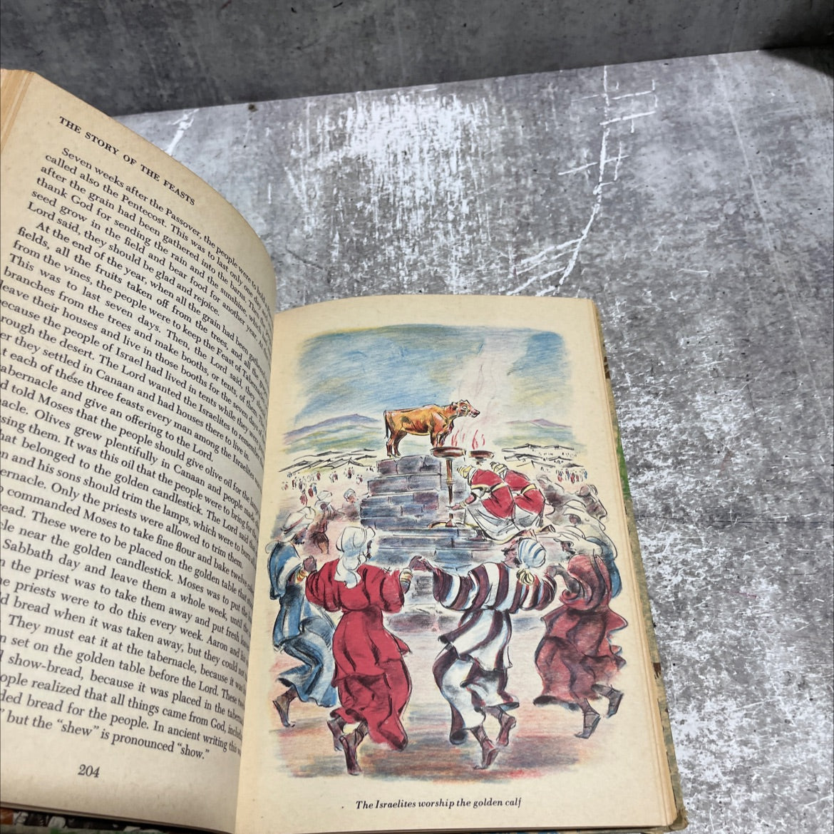 holy bible story library volume ii from the exodus to the reign of david book, by turner hodges, 1957 Hardcover image 4