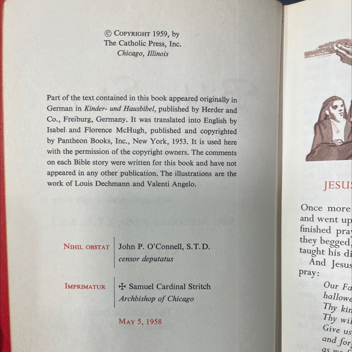holy bible story simply told vol. 2 book, by rev. richard beron, o.s.b. and rev. alexander jones, s.t.l., s.s.l., 1959 image 3