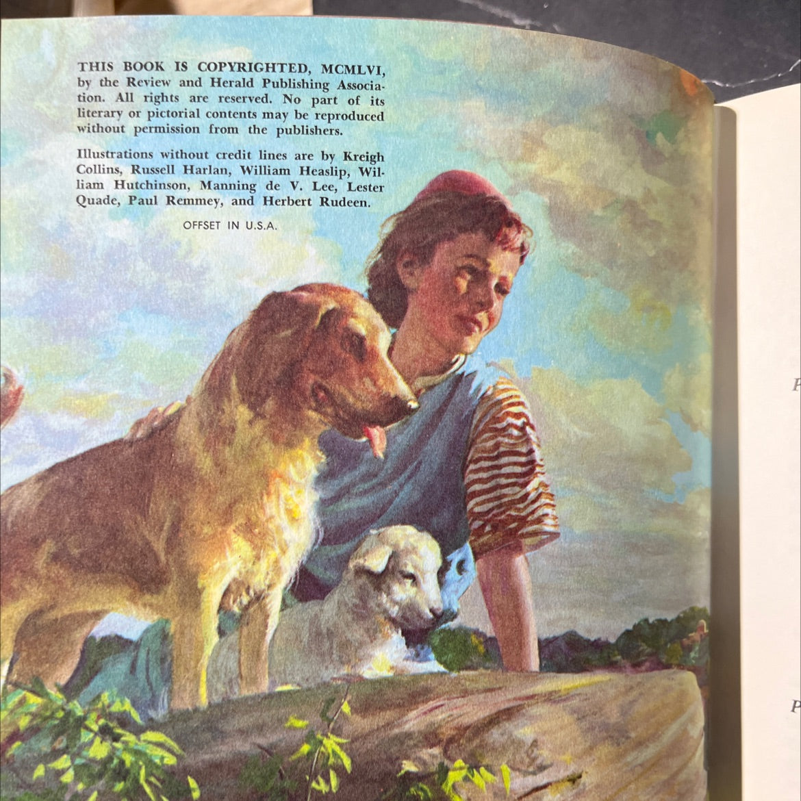 holy bible story wonderful jesus/volume 7 book, by Arthur S. Maxwell, 1956 Hardcover image 3
