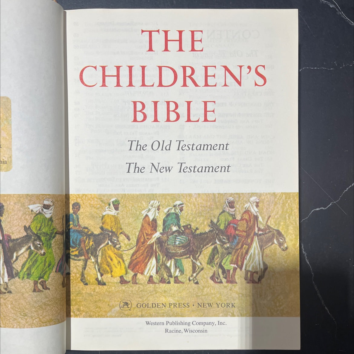 holy bible the 100 children's bible am book, by unknown, 1974 Hardcover image 2