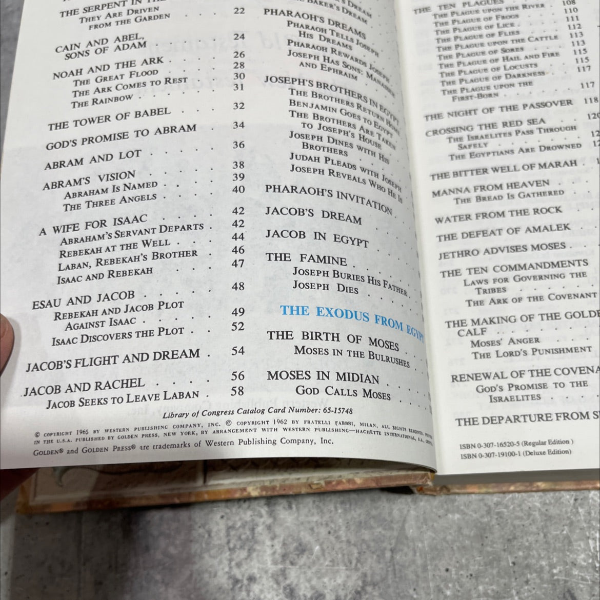 holy bible the children's bible the old testament the new testament book, by S.M., S.S.L. C. D., 1965 Hardcover image 3
