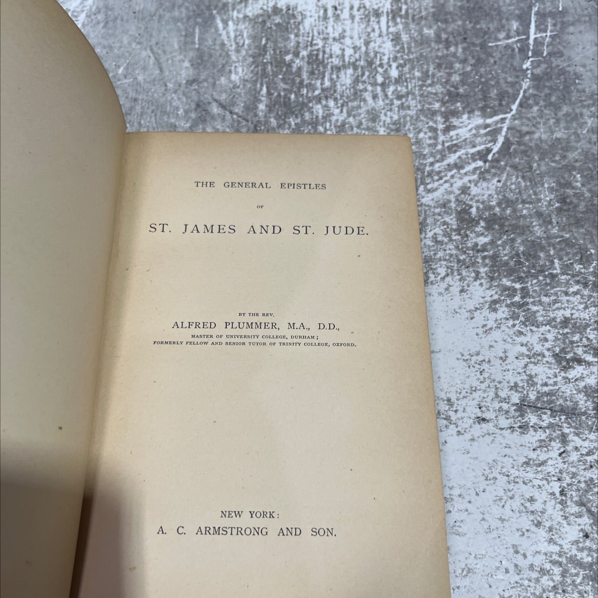 holy bible the general epistles of st. james and st. jude book, by rev. alfred plummer, 1970 Hardcover image 3