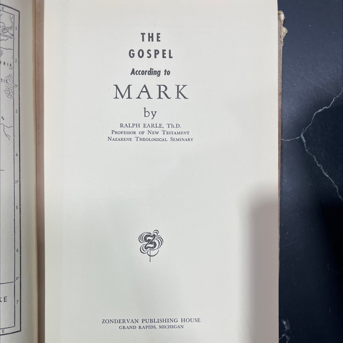 holy bible the gospel according to mark book, by ralph earle, 1957 Hardcover image 2