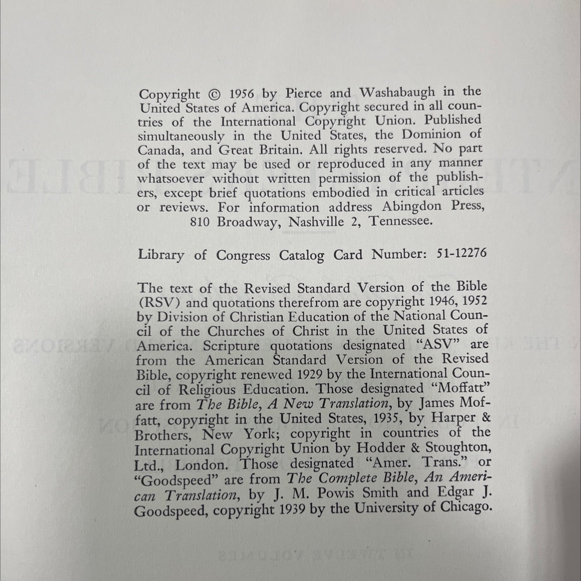 holy bible the interpreter's bible volume vi book, by l scherer, 1956 Hardcover image 3