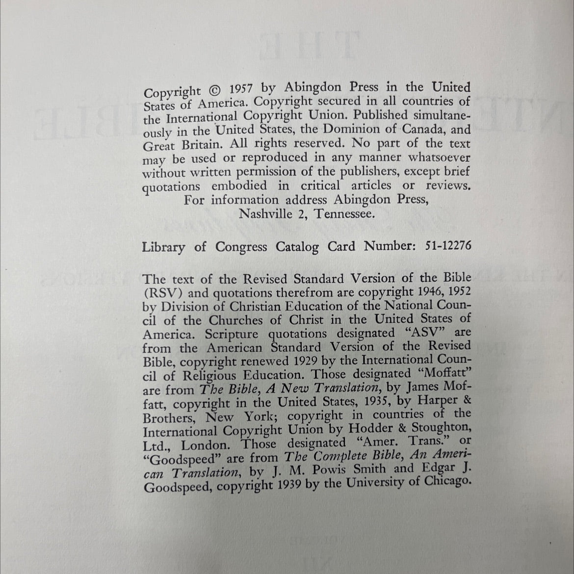 holy bible the interpreter's bible volume xii book, by board buttrick, paul scherer, samuel terrien, 1957 Hardcover image 3