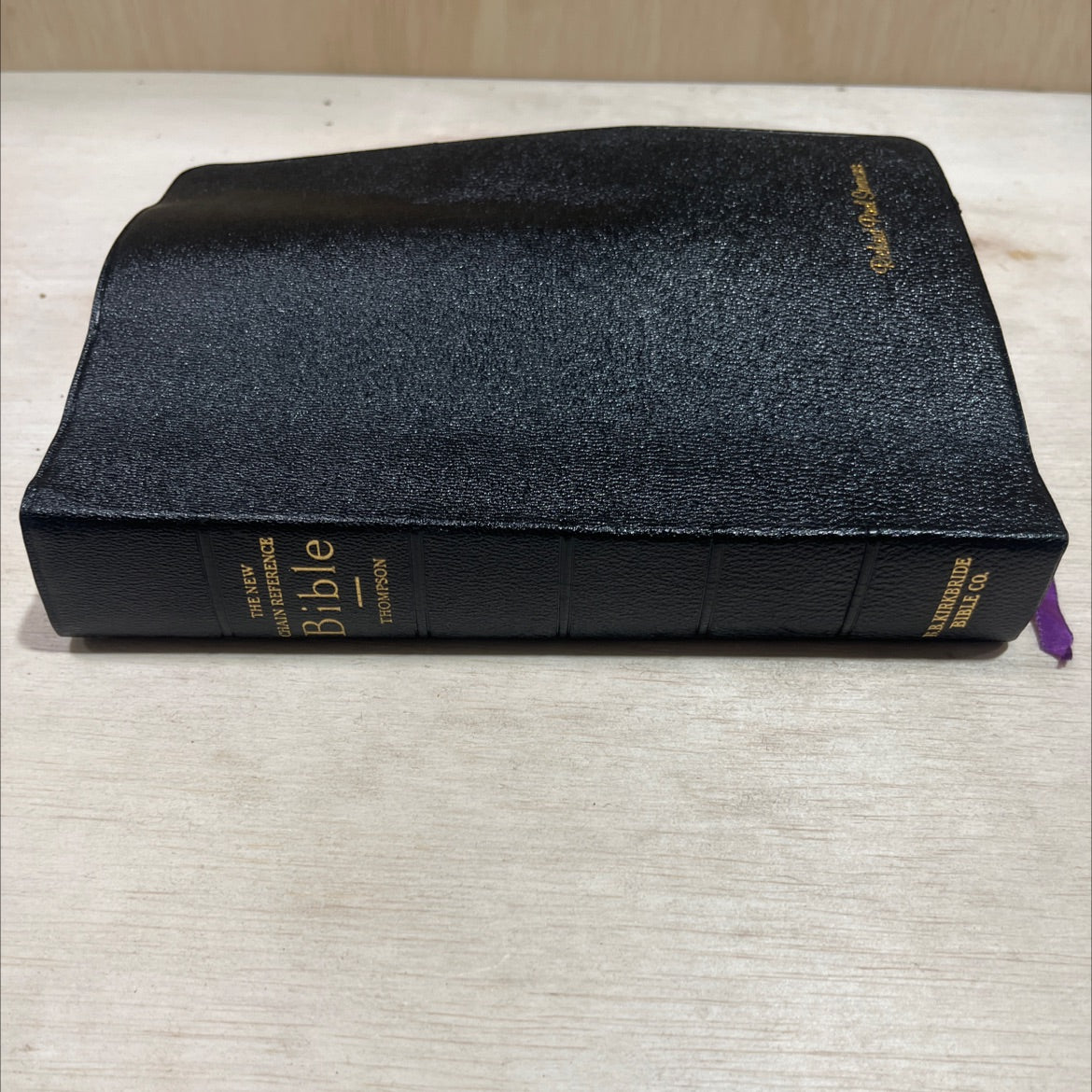 holy bible the new chain-reference book, by frank charles thompson, d.d., ph.d., 1964 Leather image 4