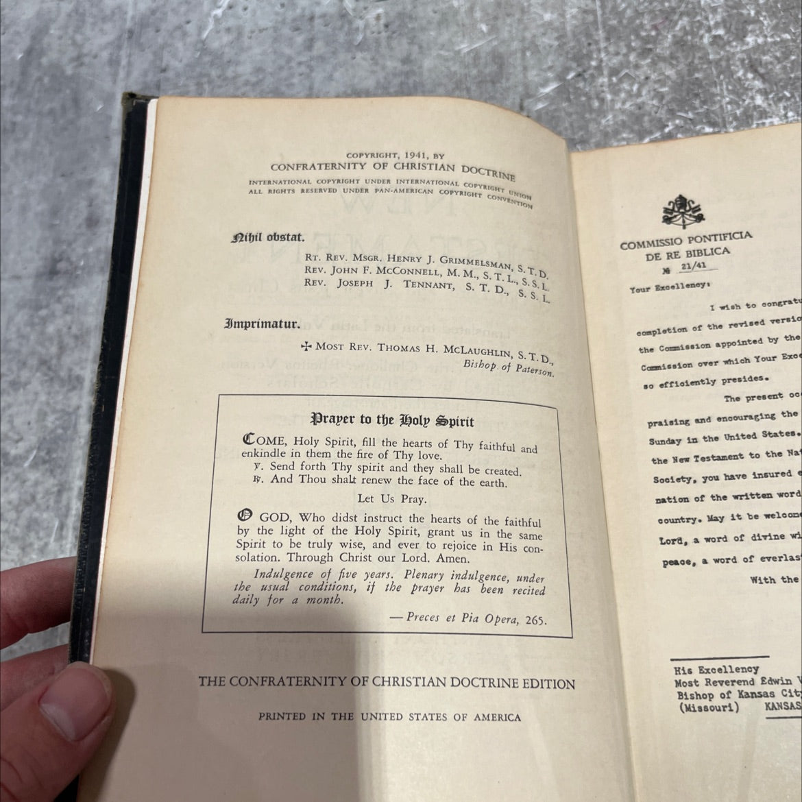 holy bible the new testament of our lord and savior jesus christ translated from the latin vulgate book, by unknown, image 3