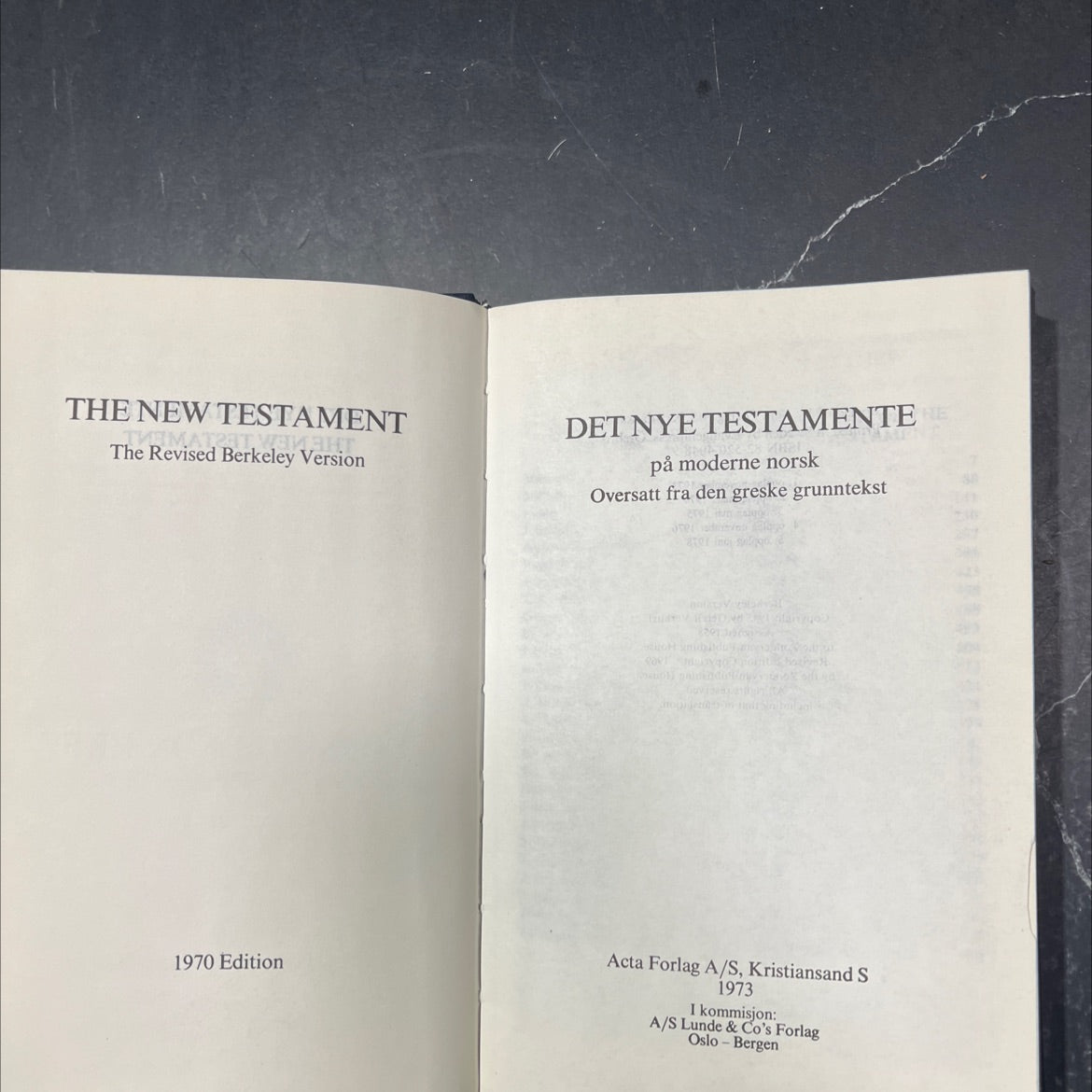 holy bible the new testament book, by unknown, 1973 Hardcover image 2