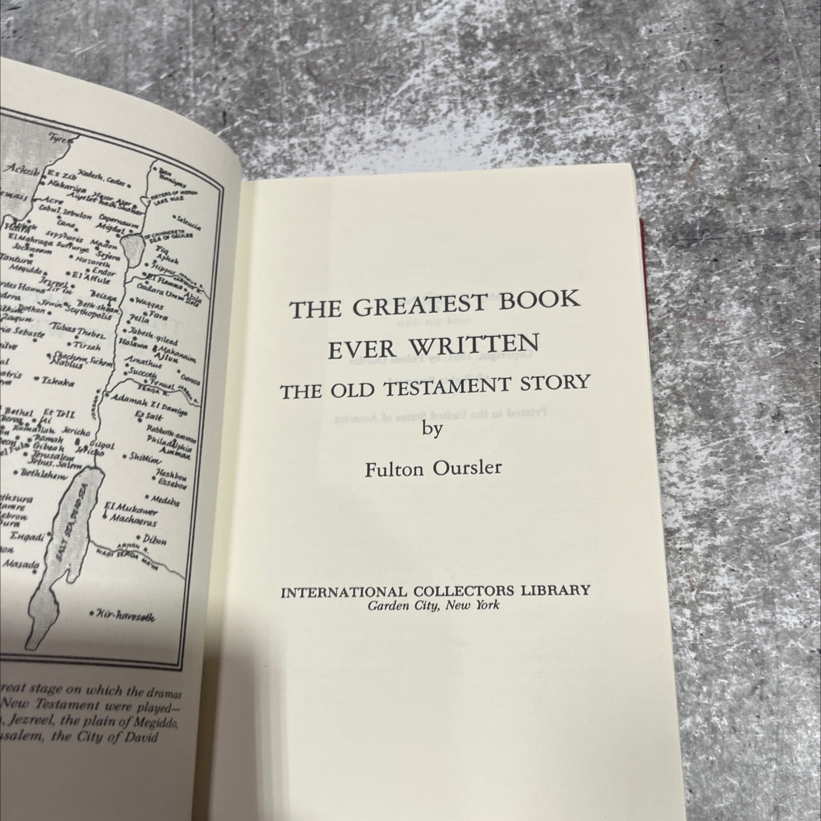 holy bible the old testament story book, by T Jenin, 1951 Hardcover image 2