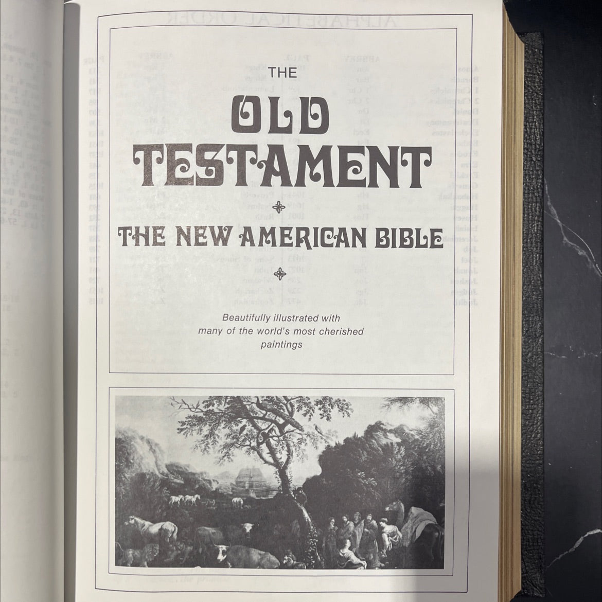 holy bible the old testament the new american bible book, by unknown, 1970 Leather image 3