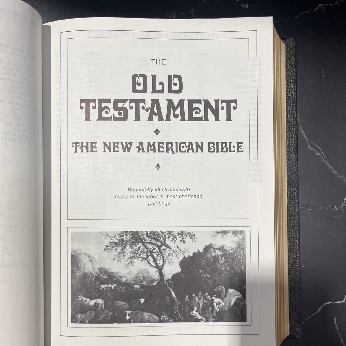 holy bible the old testament the new american bible book, by unknown, 1970 Leather image 2
