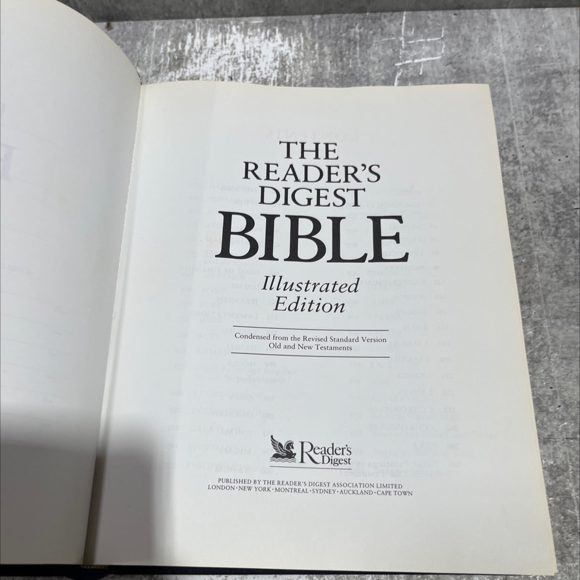 holy bible the reader's digest illustrated edition book, by unknown, 1990 Hardcover image 2