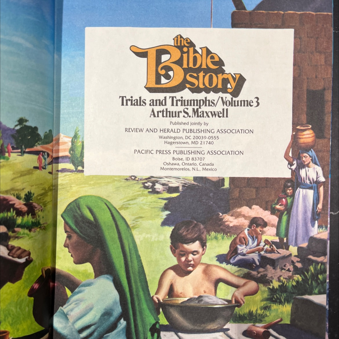 holy bible trials and triumphs/volume3 book, by Arthur S. Maxwell, 1975 Hardcover image 2