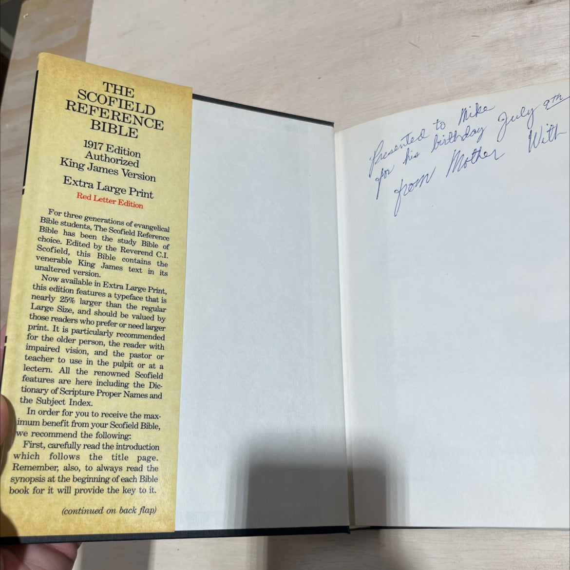 holy bible book, by rev. c. i. scofield, d.d., 1945 Hardcover image 4