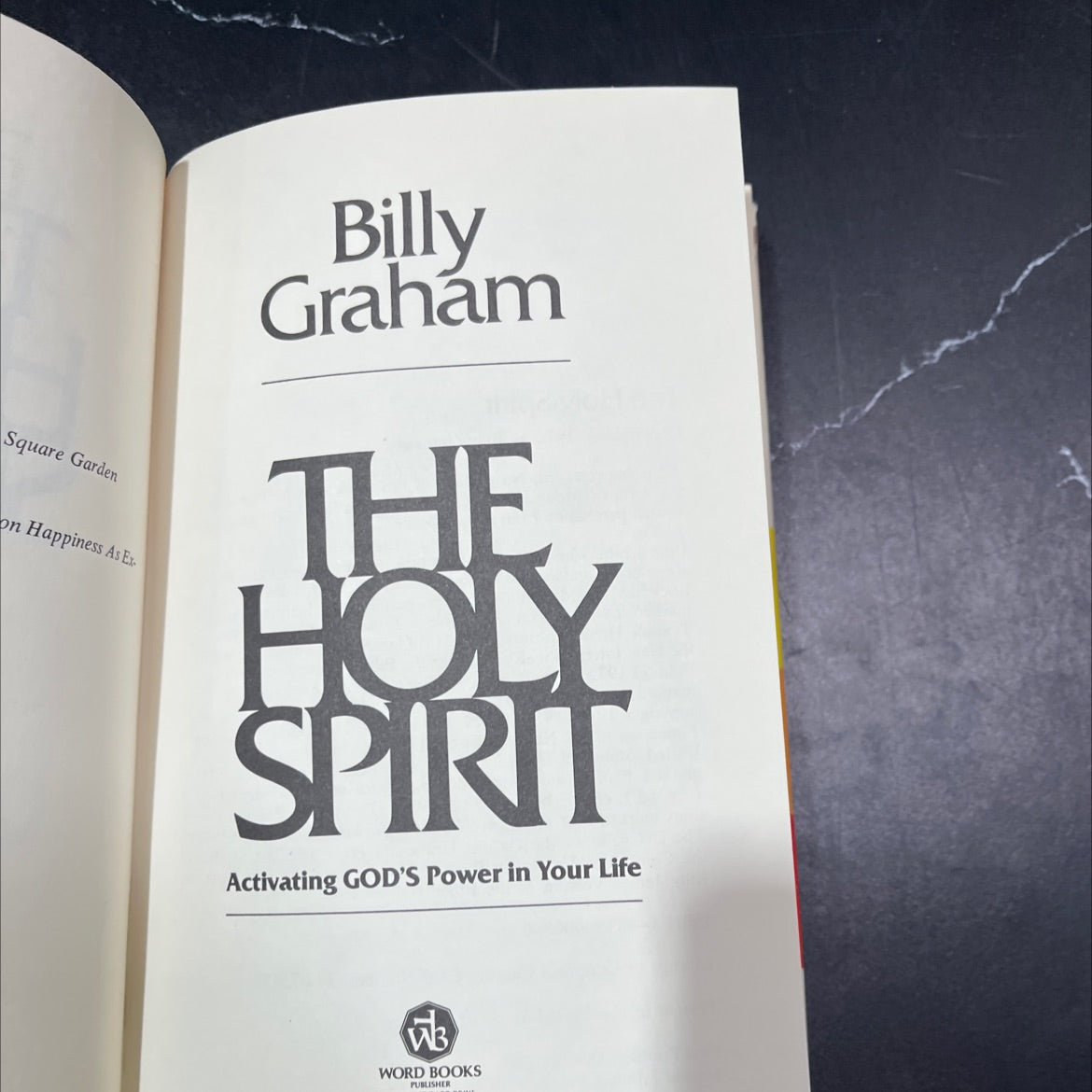 holy spirit activating god's power in your life book, by billy graham, 1978 Hardcover, Vintage image 2