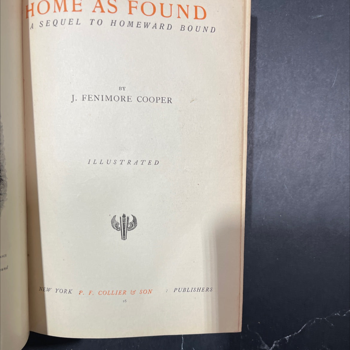home as found a sequel to homeward bound book, by j. fenimore cooper, 1970 Hardcover image 3