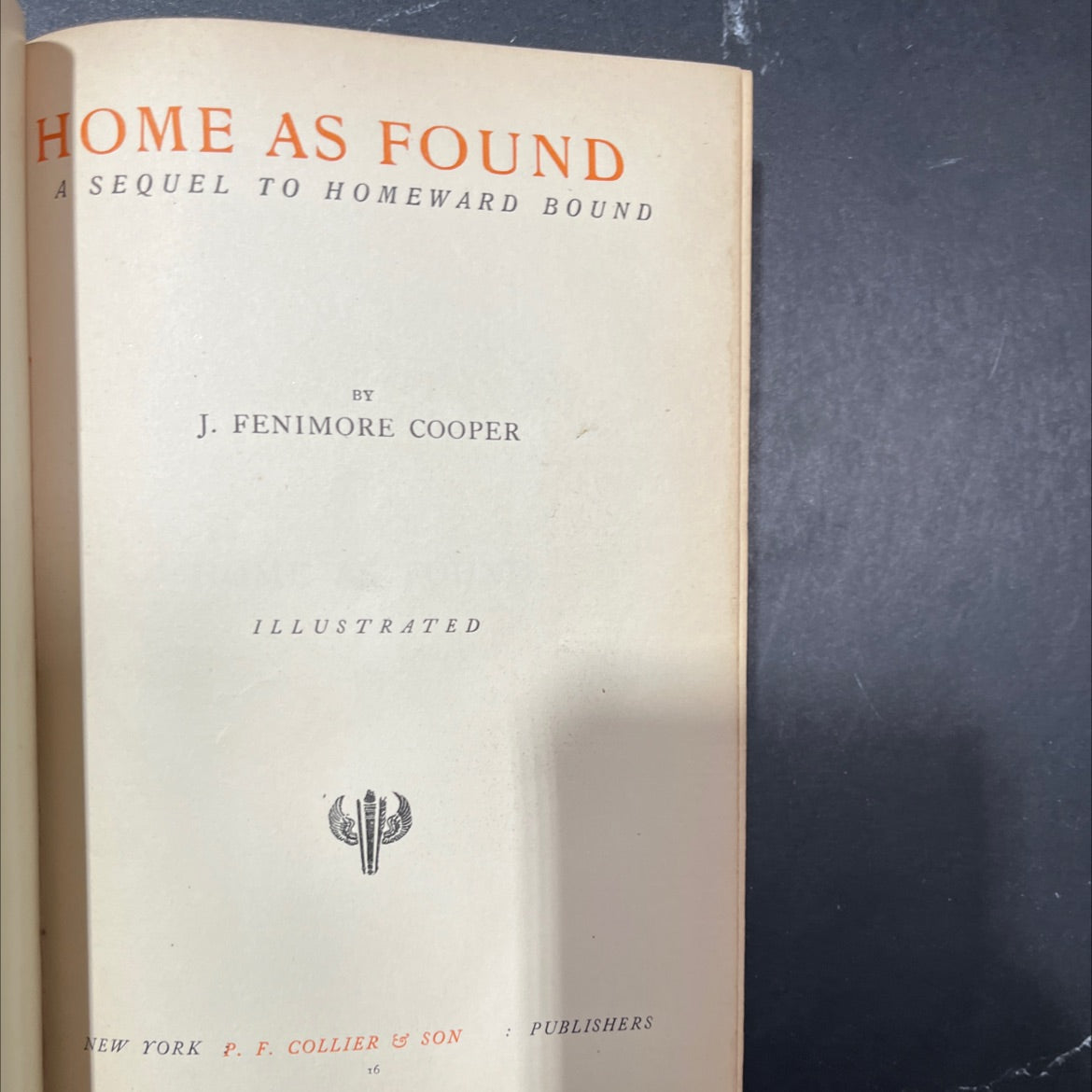 home as found a sequel to homeward bound book, by j. fenimore cooper, 1970 Hardcover image 2