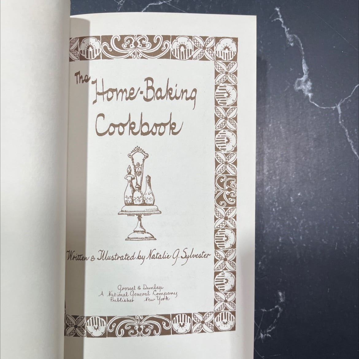 home-baking cookbook book, by Natalie G. Sylvester, 1973 Hardcover image 2