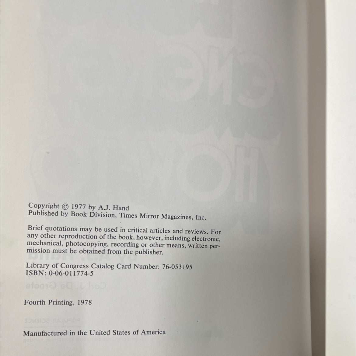 home energy how-to book, by A.J. Hand, 1978 Hardcover image 3