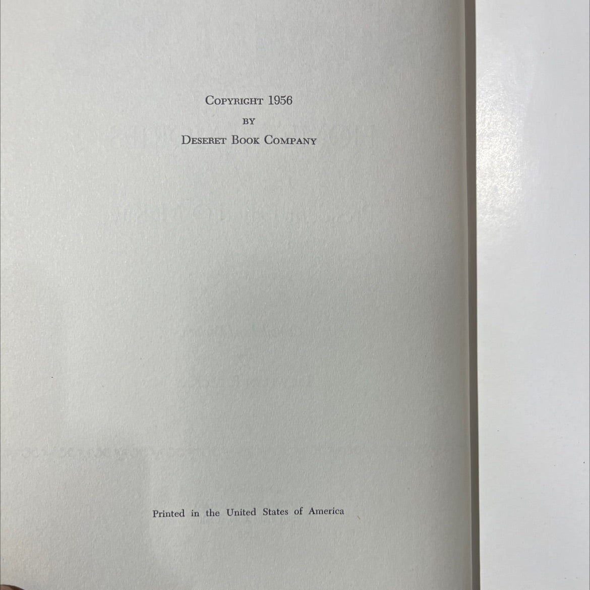home memories of president david o. mckay book, by llewelyn r. mckay, 1956 Hardcover image 3