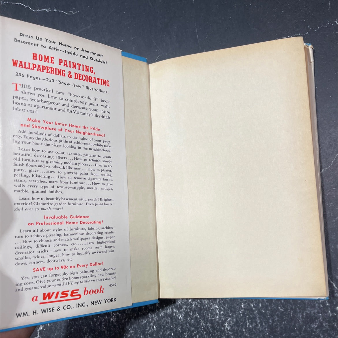 home painting, wallpapering and decorating book, by unknown, 1952 Hardcover image 4