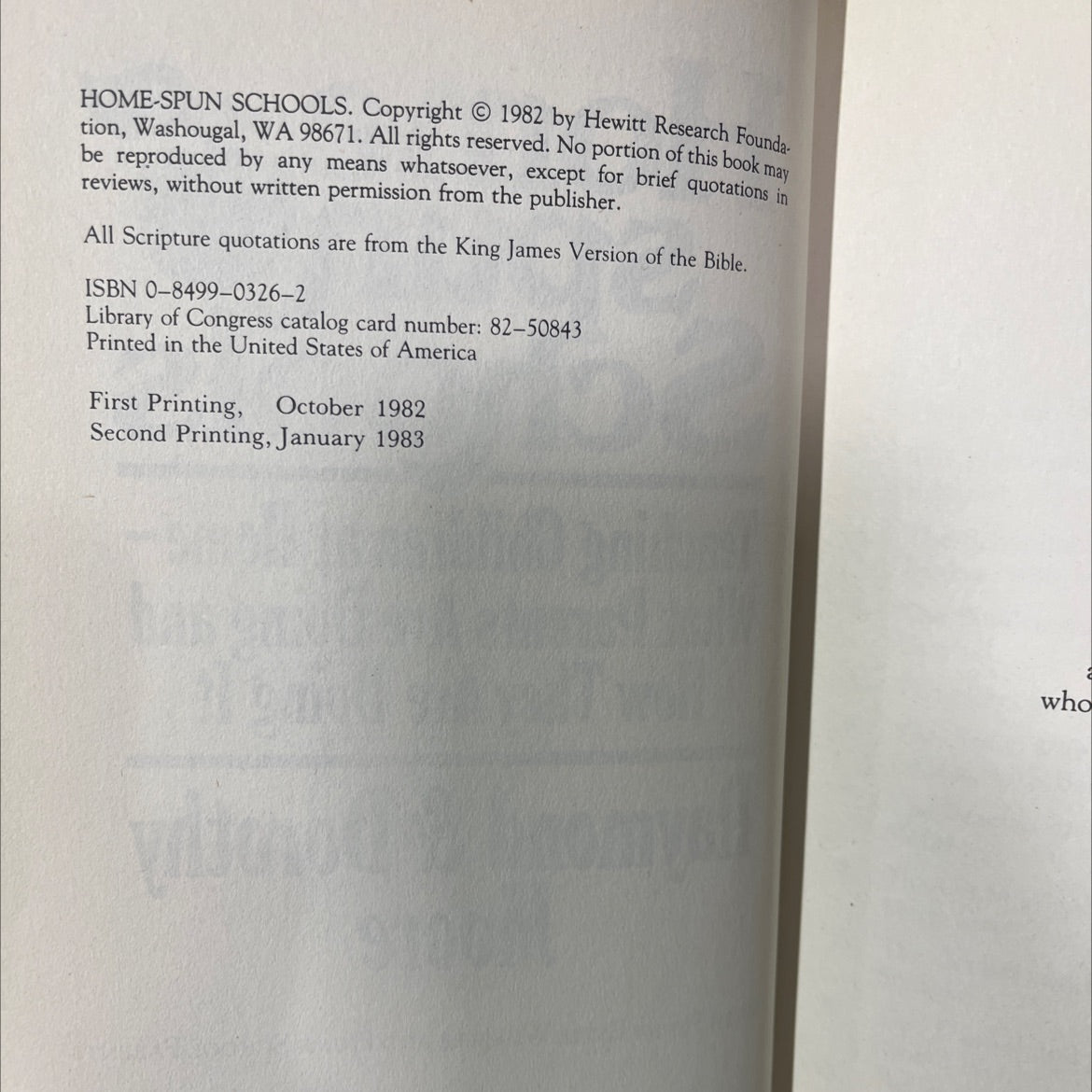 home-spun schools teaching children at home- what parents are doing and how they are doing it book, by raymond & image 3