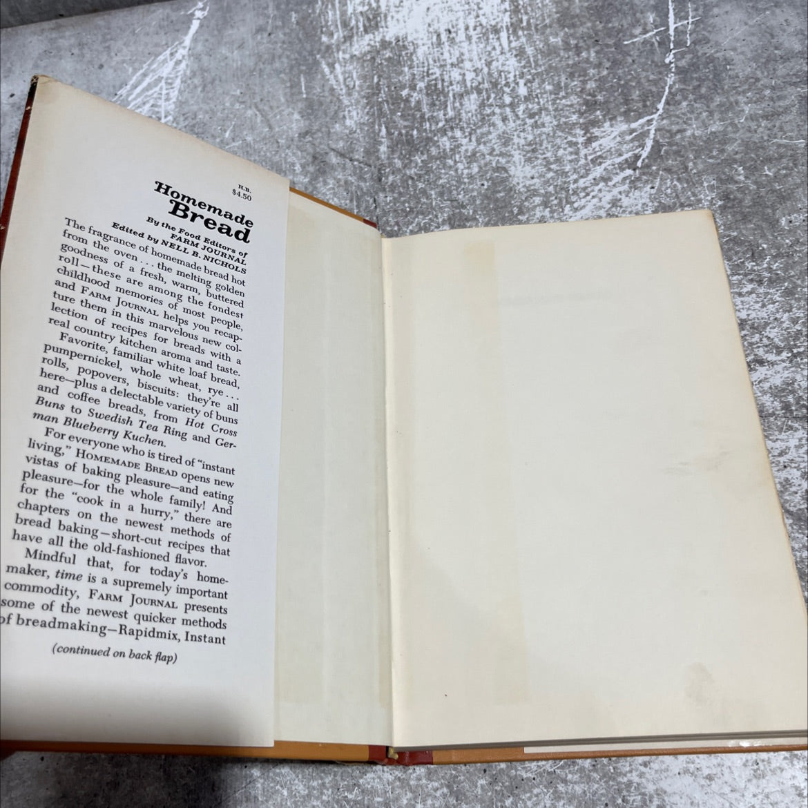 homemade bread book, by food editors of farm journal, 1969 Hardcover image 4