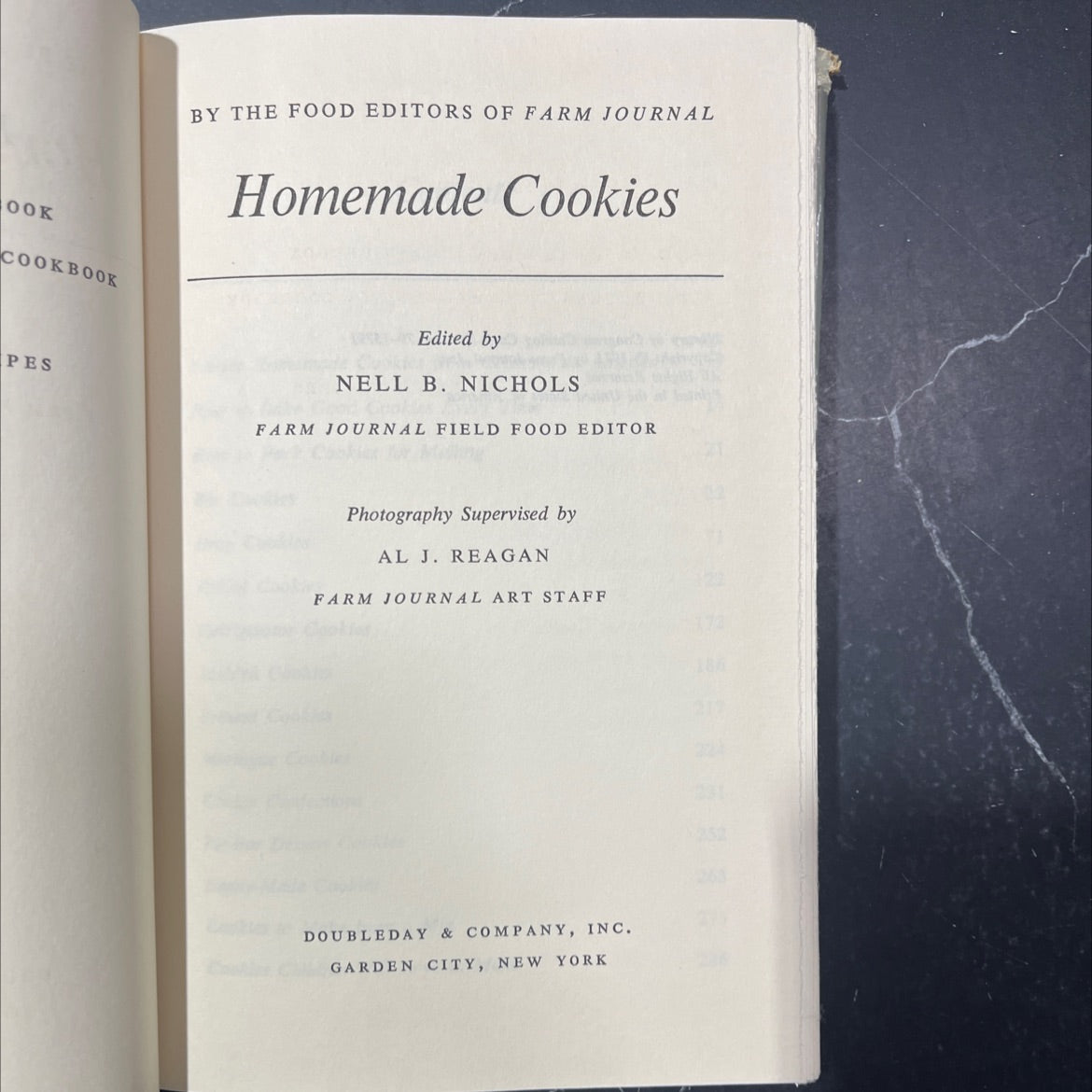 homemade cookies book, by nell b. nichols, 1971 Hardcover image 2
