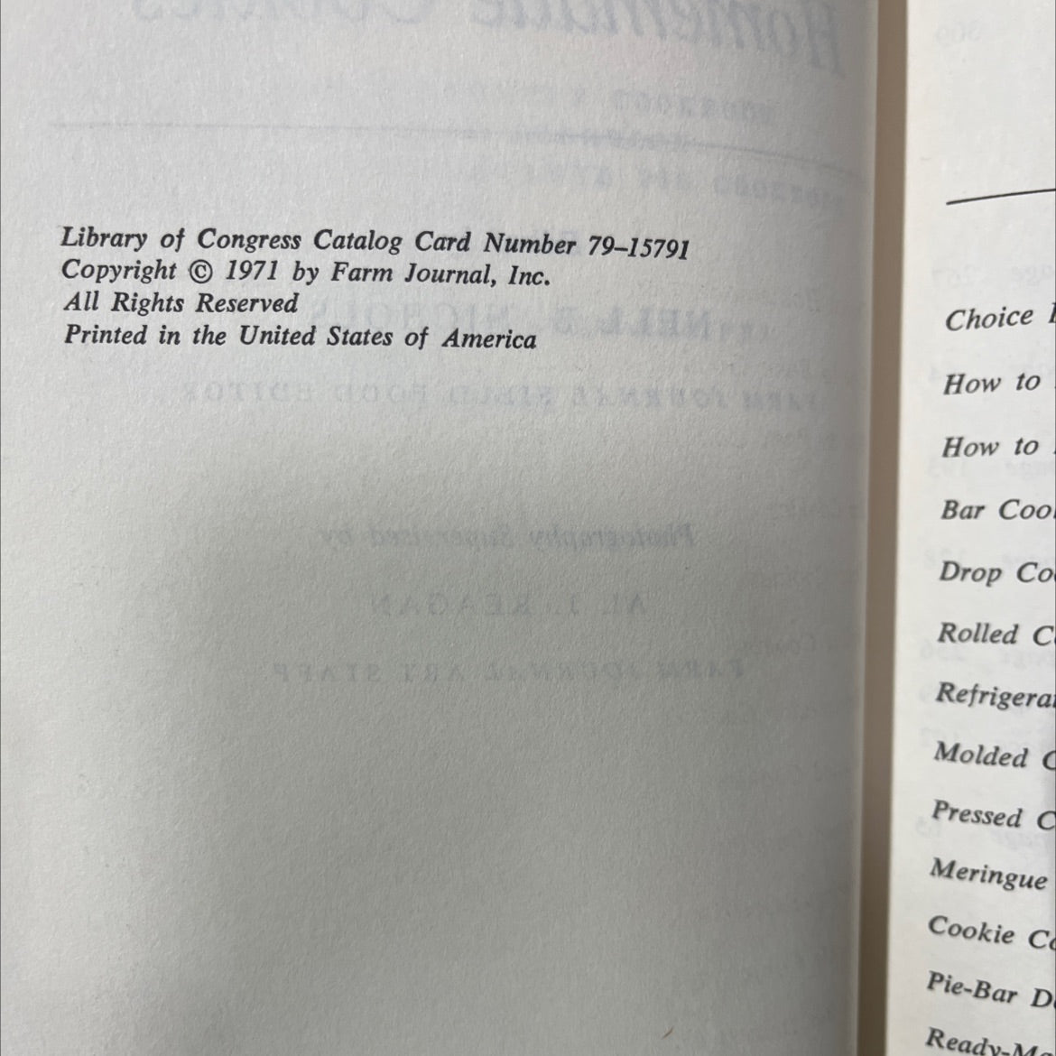 homemade cookies book, by nell b. nichols, 1971 Hardcover image 3