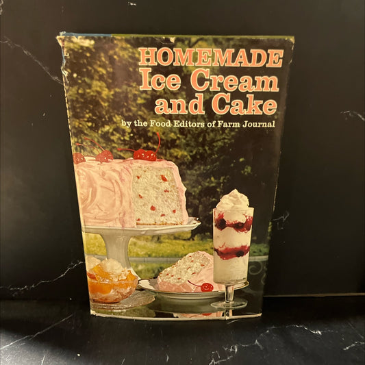 homemade ice cream and cake book, by elise w. manning, 1972 Hardcover image 1
