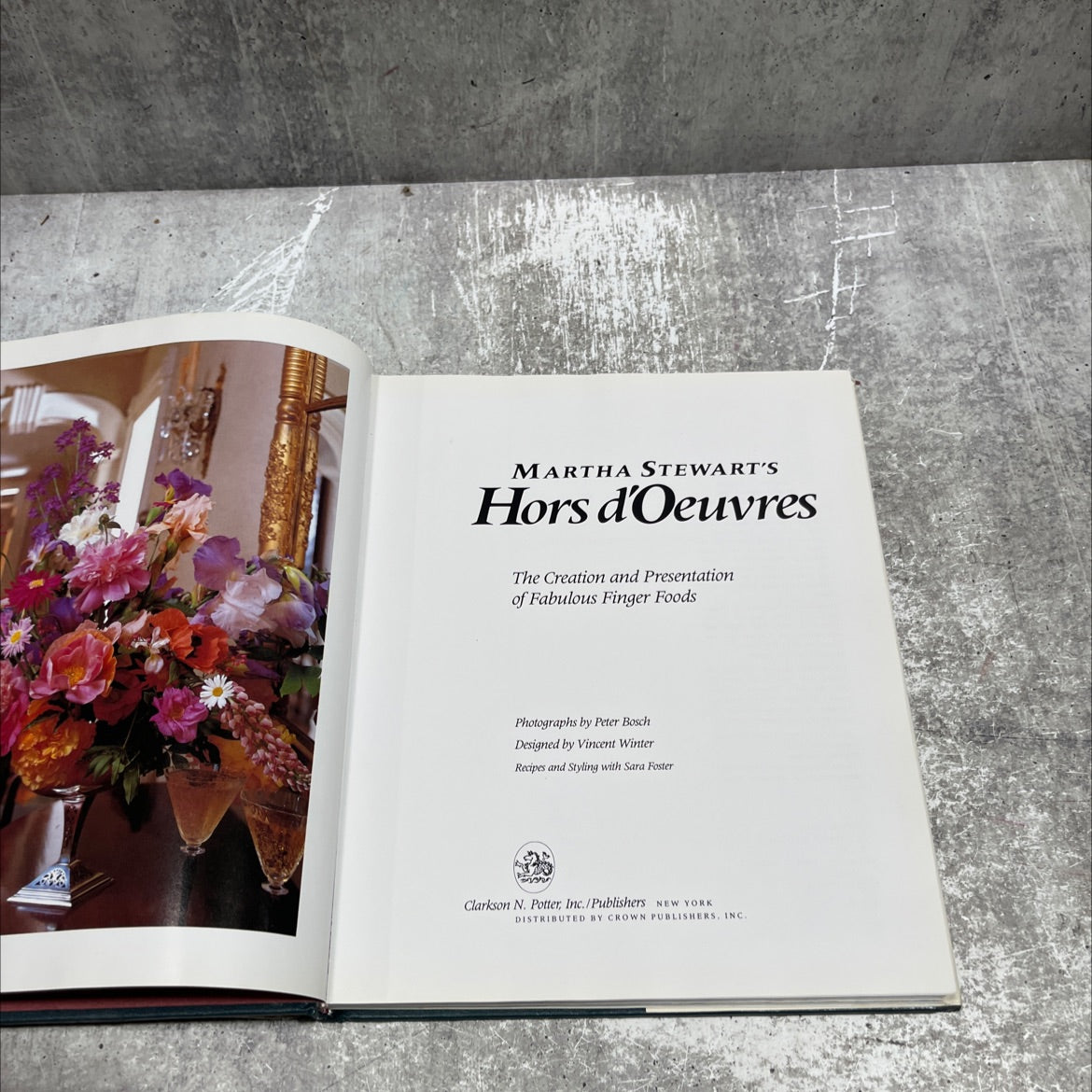 hors d'oeuvres: the creation and presentation of fabulous finger foods book, by Martha Stewart, 1984 Hardcover image 2