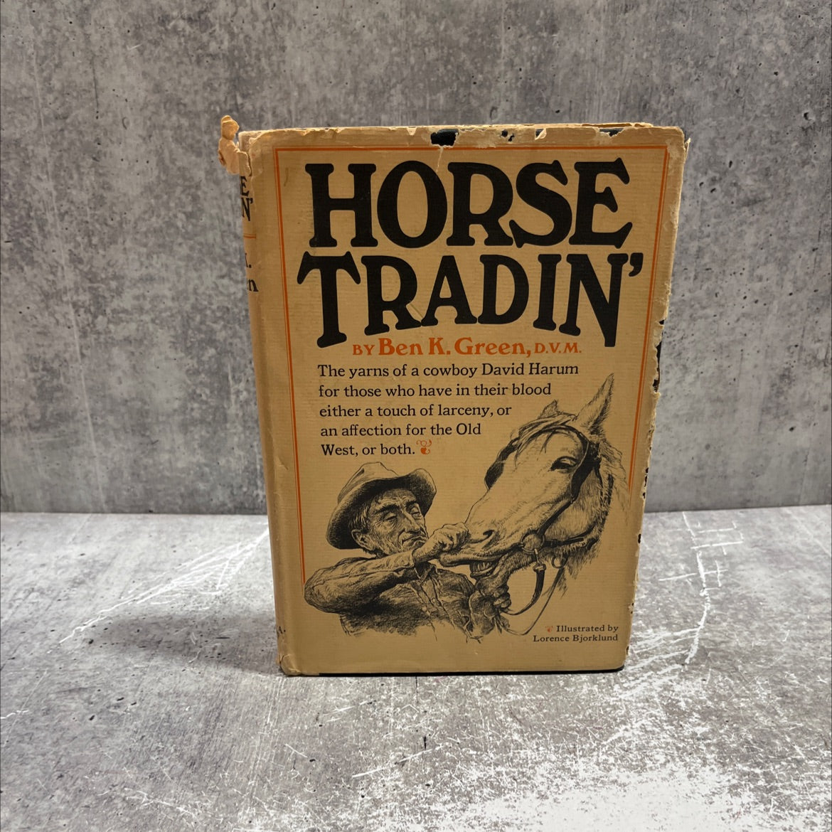horse tradin' book, by Ben K. Green, 1967 Hardcover image 1