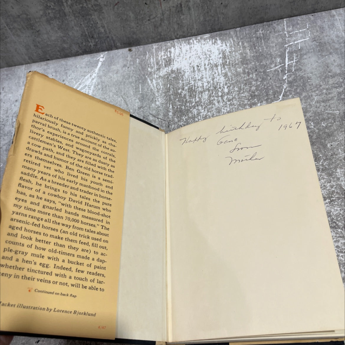 horse tradin' book, by Ben K. Green, 1967 Hardcover image 4