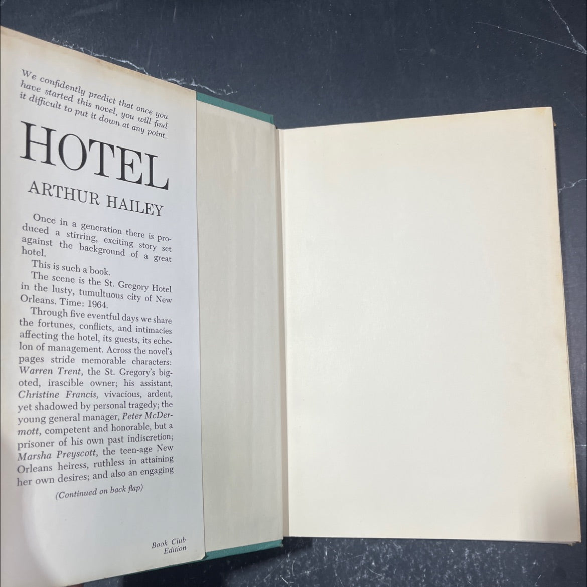 hotel book, by arthur hailey, 1965 Hardcover image 4