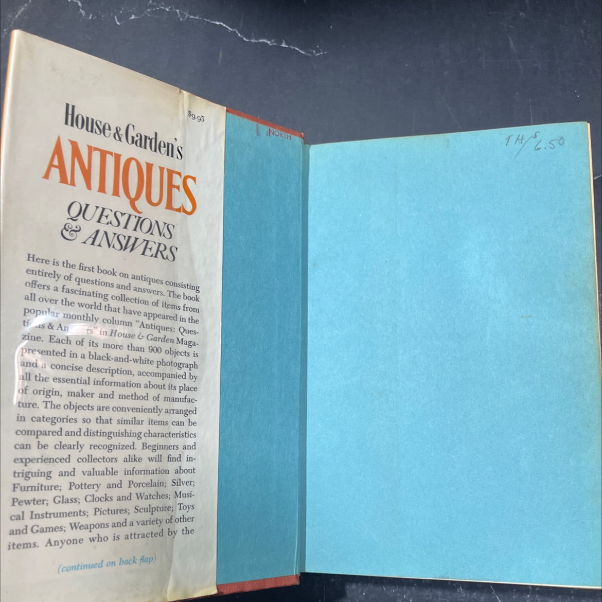 house & garden's antiques: questions & answers book, by louise ade boger, 1973 Hardcover image 4
