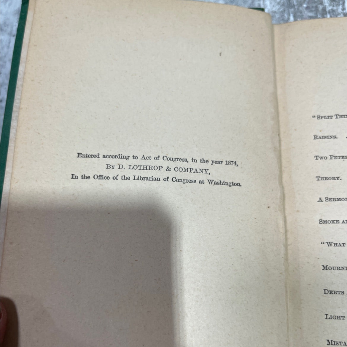 household puzzles book, by pansy, 1874 Hardcover image 3