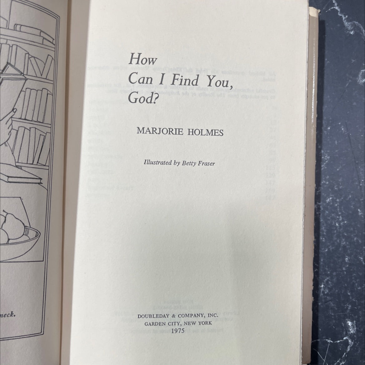 how can i find you, god? book, by marjorie holmes, 1975 Hardcover image 2