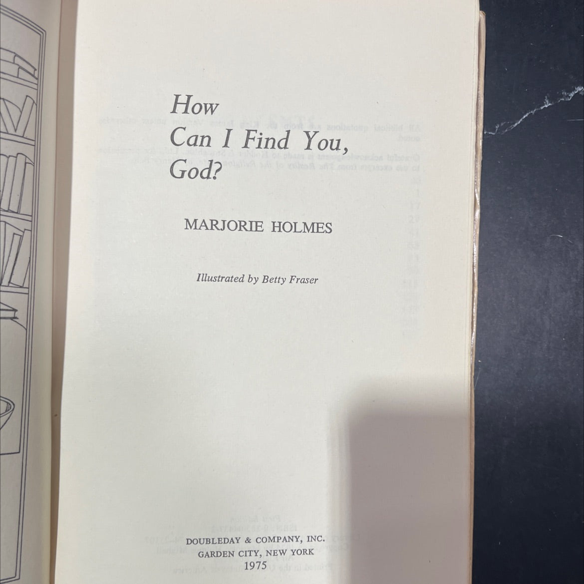 how can i find you, god? book, by marjorie holmes, 1975 Hardcover image 2