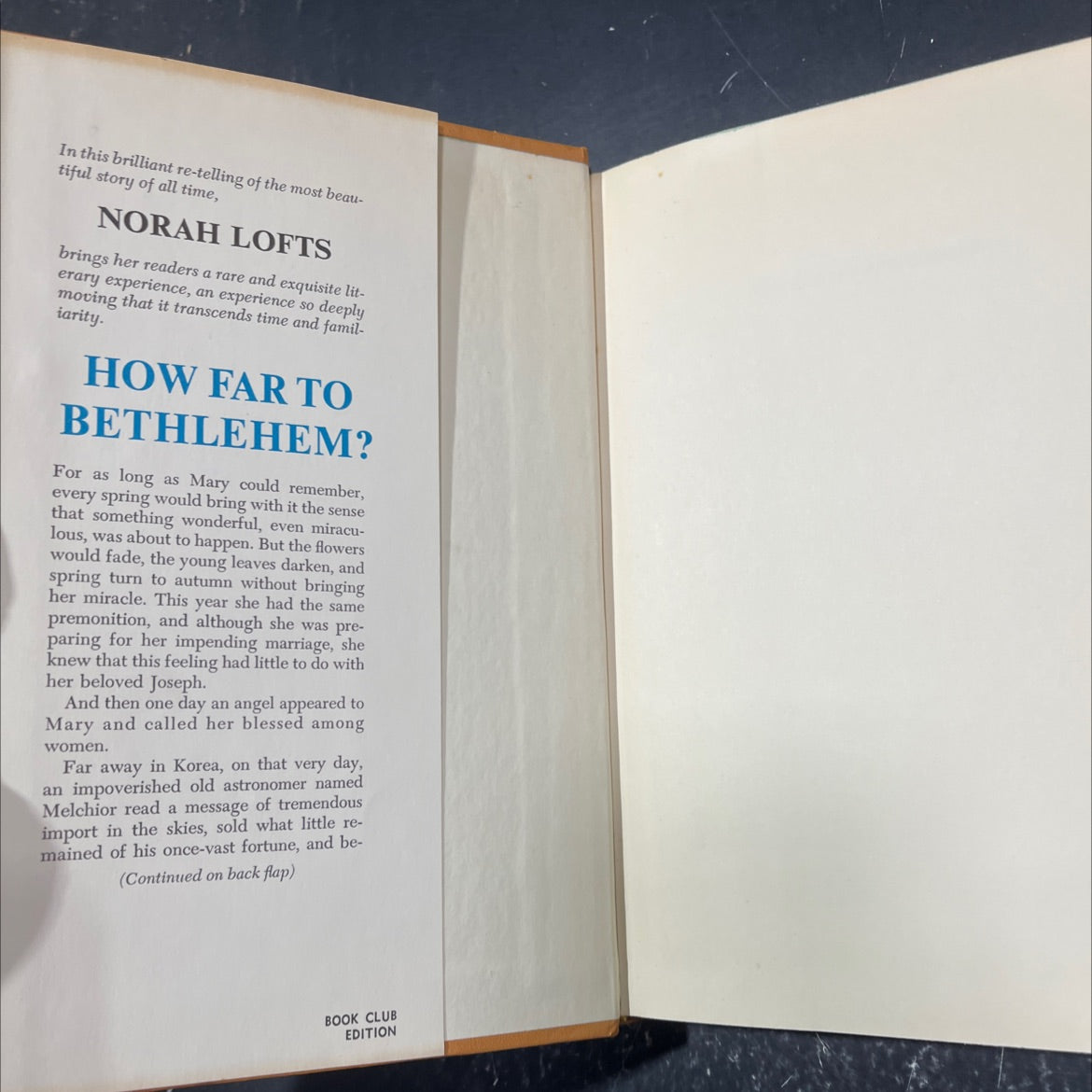 how far to bethlehem? book, by norah lofts, 1965 Hardcover image 4