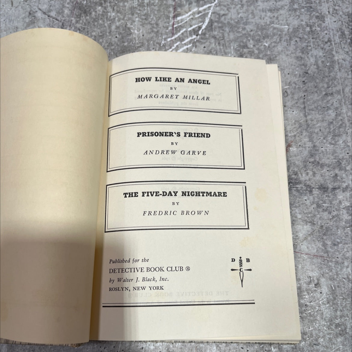 how like an angel book, by margaret millar, 1962 Hardcover image 2