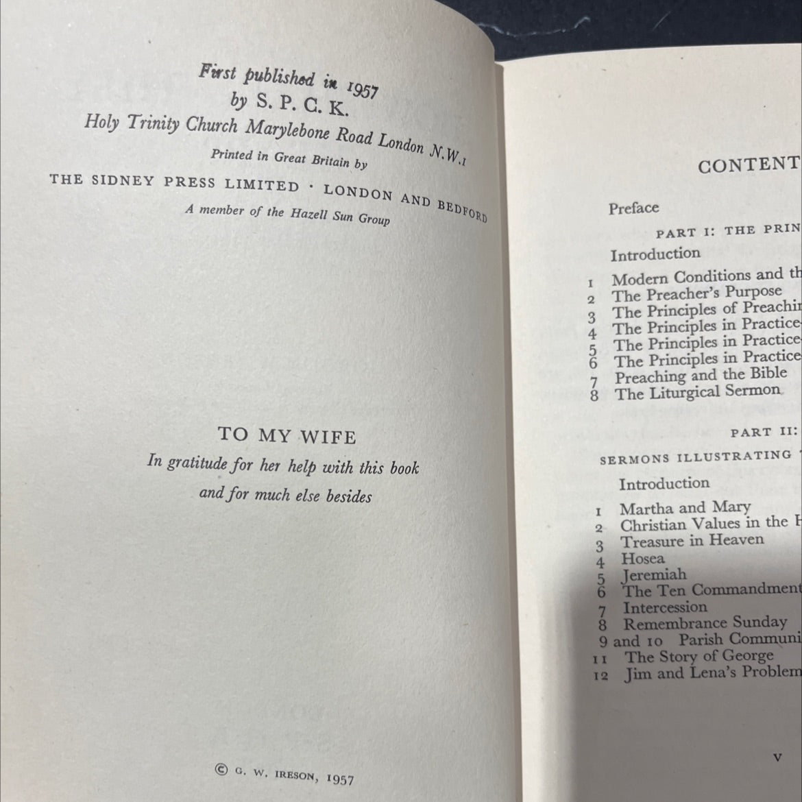 how shall they hear? principles and practice of present day preaching book, by gordon w. ireson, 1958 Hardcover image 3