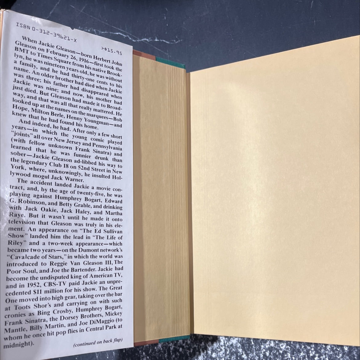 how sweet it is: the jackie gleason story book, by james bacon, 1985 Hardcover image 4