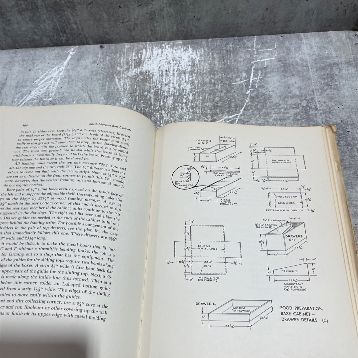 how to build cabinets for the modern kitchen book, by R.P. Stevenson, 1957 Hardcover image 4