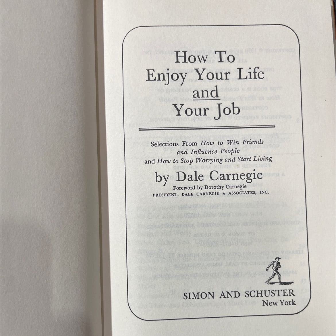 how to enjoy your life and your job selections from how to win friends and influence people and how to stop worrying image 2