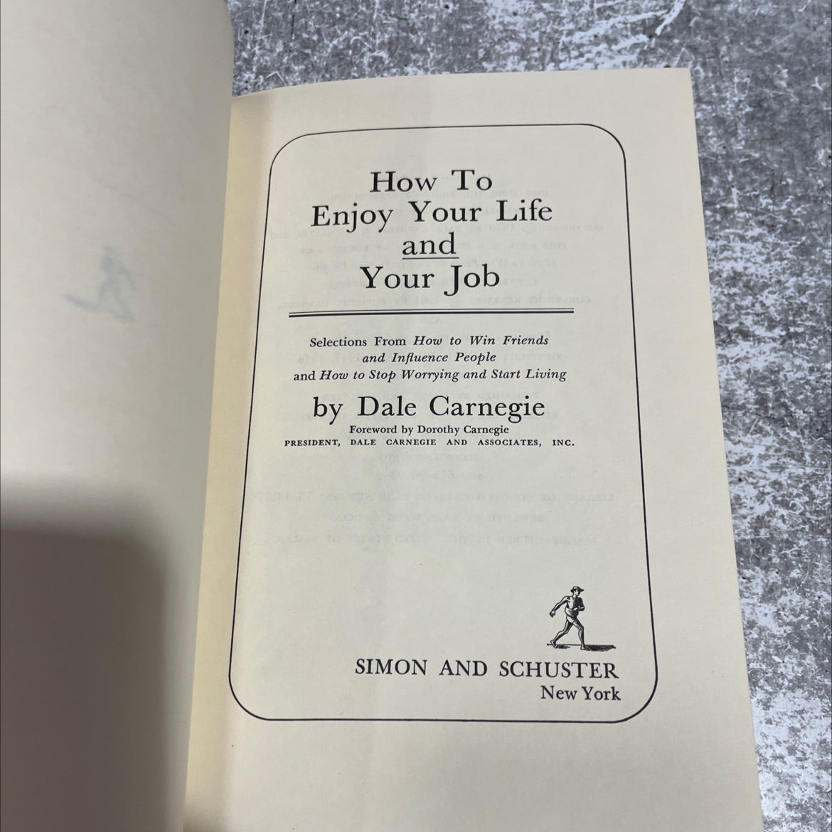 how to enjoy your life and your job book, by dale carnegie, 1970 Hardcover image 2