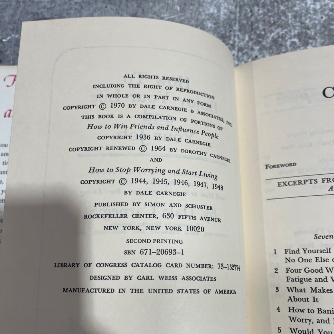 how to enjoy your life and your job book, by dale carnegie, 1970 Hardcover image 3