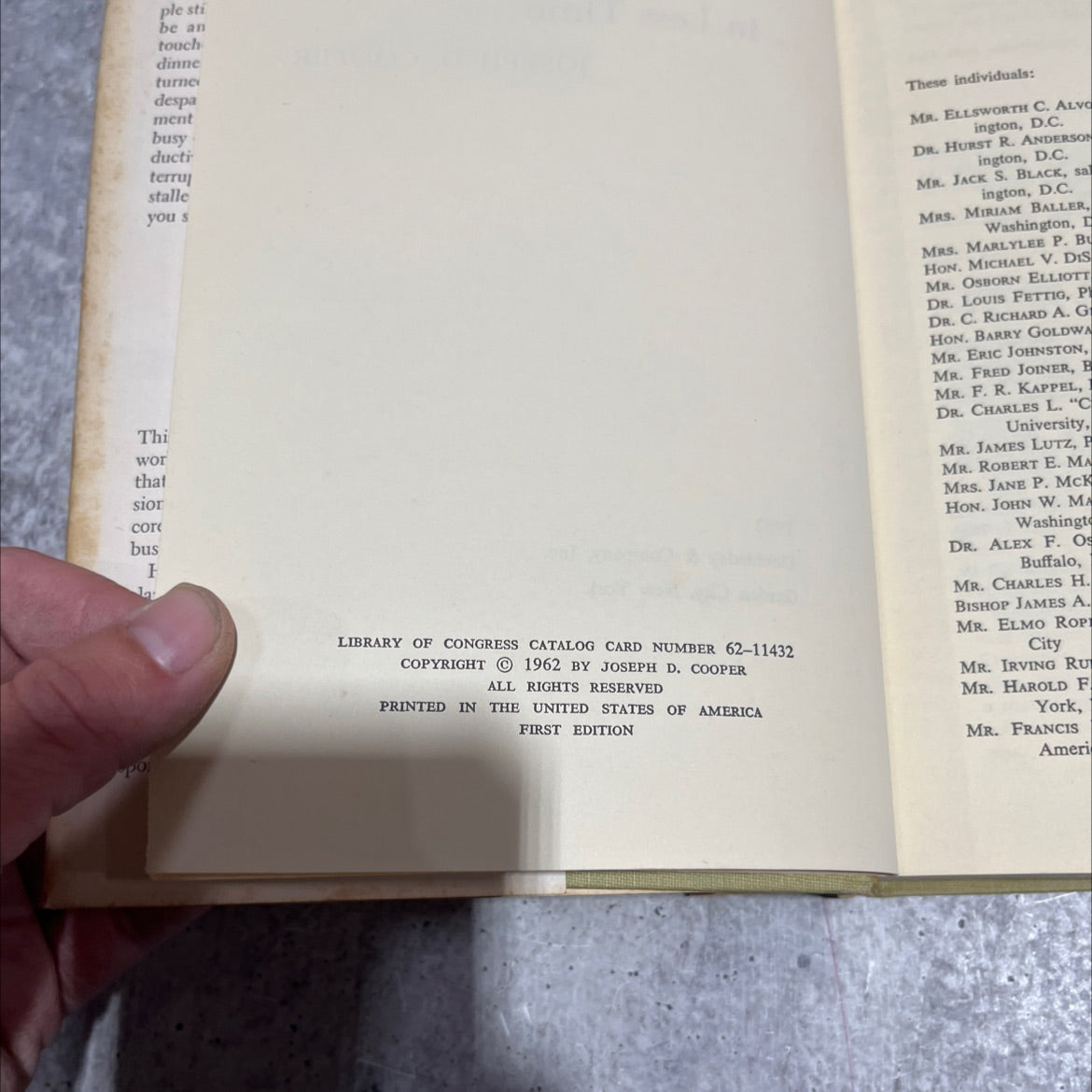 how to get more done in less time book, by joseph d. cooper, 1962 Hardcover image 3